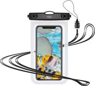 📱 yosh waterproof phone lanyard pouch: crystal clear ipx8 water proof case for iphone11 pro max xr xs x 8 7 6 se galaxy pixel - perfect for beach, kayaking, travel, bath logo