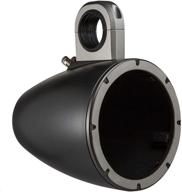 🔊 enhance your marine audio experience with kicker kmtes 8" marine speaker enclosures - pair (black) logo