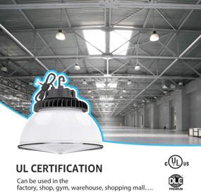 img 1 attached to 💡 2-Pack, Clear with Cover, HYPERLITE 60 Degree PC Reflector for Hero Series LED High Bay Light