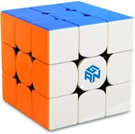 🔥 gan speed cube magic stickerless: unleash your speed and skills! logo