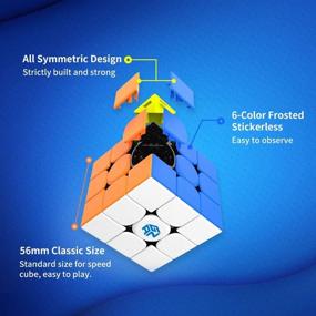 img 2 attached to 🔥 GAN Speed Cube Magic Stickerless: Unleash Your Speed and Skills!