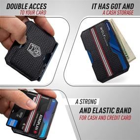 img 2 attached to 👨 Genuine Leather Men's Accessories - Slim Wallet for Men