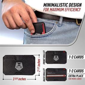 img 1 attached to 👨 Genuine Leather Men's Accessories - Slim Wallet for Men