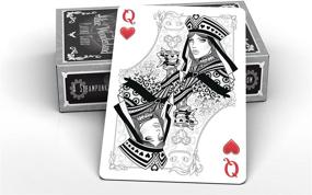 img 4 attached to 🃏 Wonderland Alice Playing Cards - Silver Edition