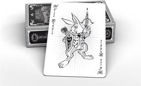 img 1 attached to 🃏 Wonderland Alice Playing Cards - Silver Edition