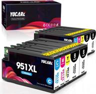 yocare compatible ink cartridge replacement for hp 950xl 951xl - premium vivid printouts - officejet pro 10 pack logo