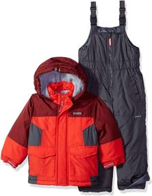 img 2 attached to 🧥 OshKosh BGosh Toddler Snowbib Snowsuit: Boys' Clothing Jackets & Coats