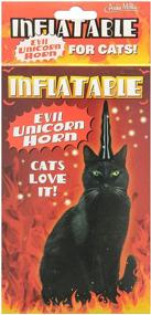 img 2 attached to 🦄 Inflatable Evil Unicorn Horn for Cats by Accoutrements