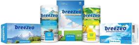 img 1 attached to 🌬️ Breezeo Fabric Softener Dryer Sheets, Mountain Fresh Scent - 200 Count: Ultra-Convenient Laundry Aid for Soft, Fragrant Clothes!