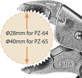img 1 attached to Инженерные зажимные пассатижи для извлечения винтов с блокировкой - Безусиленное извлечение винтов, надежный захват с удобными противоскользящими ручками, удобное одноручное управление, PZ-65.