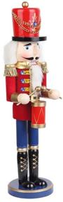 img 1 attached to 🥁 Red Nutcracker Drummer Soldier - 18 Inch Jeco