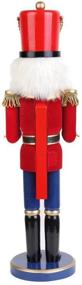 img 2 attached to 🥁 Red Nutcracker Drummer Soldier - 18 Inch Jeco