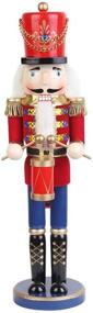 img 3 attached to 🥁 Red Nutcracker Drummer Soldier - 18 Inch Jeco