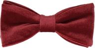 мужские аксессуары "mrs bow tie" из бархата с завязкой. логотип