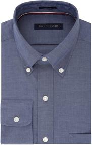 img 1 attached to 👔 Tommy Hilfiger Button-Down Men's Clothing and Shirts with Regular Collar