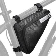 autowt triangle bike frame bag: water resistant 🚲 cycling pack for tools & mini pump - 1.5l logo