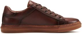 img 3 attached to Arkbird Fashion Men's Genuine Leather Original Shoes