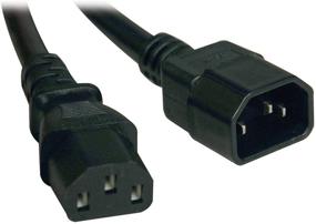 img 1 attached to 💻 Удлинитель питания Tripp Lite для компьютера 13A, 16AWG 6 футов чёрный (IEC-320-C14 к IEC-320-C13, P004-006-13A)