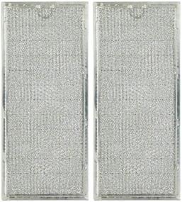 img 1 attached to 🔍 Premium Replacement Microwave Grease Filter 6802A for Whirlpool Models - Pack of 2