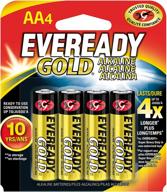 батарейки eveready gold щелочные 4 штуки логотип