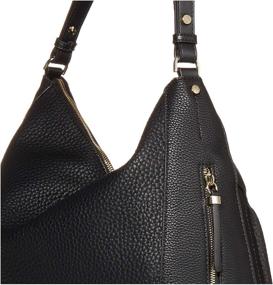 img 2 attached to Сумка Fiorelli Zip Slouchy Hobo черного цвета.