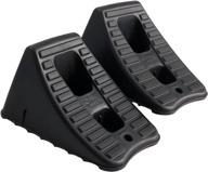 🔒 flotool 11930mi heavy duty wheel chock, pack of 2 - enhanced seo-friendly product name logo