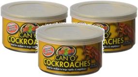 img 1 attached to 🪳 Zoo Med Can O' Cockroaches 3 Pack: Convenient 1.2 Ounce Each