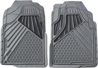 go gear 11179041 full size heavy duty gray floor mats (2 piece set) logo