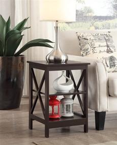 img 2 attached to Espresso Oxford End Table by Convenience Concepts