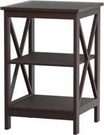 espresso oxford end table by convenience concepts logo