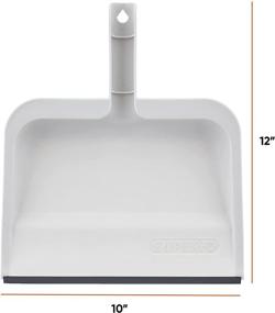 img 2 attached to 🧹 Superio Clip-On Dustpan with Rubber Lip Light Grey - 10 inch Wide Durable Plastic Dust Pan with Comfort Grip Handle, Lightweight Multi Surface, Heavy Duty, Easy Sweep Broom (1)" -> "Superio Clip-On Dustpan with Rubber Lip Light Grey - 10-Inch Wide Durable Plastic Dust Pan, Comfort Grip Handle, Lightweight Multi-Surface, Heavy-Duty, Easy Sweep Broom (1)