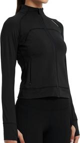 img 4 attached to SPORTULI Lightweight Workout Running Jackets