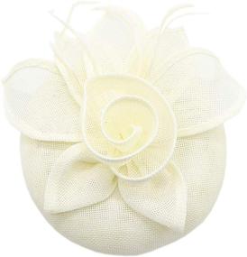 img 1 attached to 👒 Biruil Fascinators: Elegant Cocktail Headband for Special Occasions - Kentucky Women's Accessories