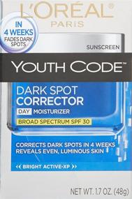 img 3 attached to ✨Корректор темных пятен для лица с SPF 30 от L’Oreal Paris: крем Youth Code против старения для равномерного тона кожи, 1,7 унции, не жирный