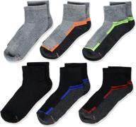 🧦 детские носки hanes boys' performance x-temp 6-pair ankle socks: оптимальный комфорт для активных ножек логотип