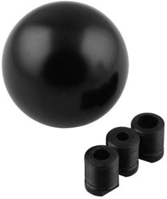 img 4 attached to 🚗 RYANSTAR Shift Knob Adapter Kit: Universal Round Ball Shape Black Gear Shifter Lever for Cars
