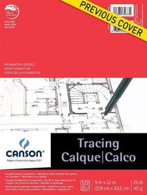 img 2 attached to 📝 Canson Foundation Tracing Paper Pad: Perfect for Ink, Pencil and Markers, 9x12 Inch, 50 Sheets