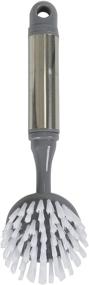 img 4 attached to Sophisti-Clean Stainless Steel Dishwashing Brush - Silver/Grey: An Evriholder Innovation