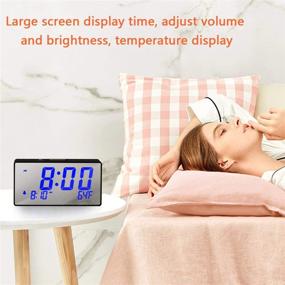 img 1 attached to BOCTOP Desk Digital Alarm Clock Home Audio