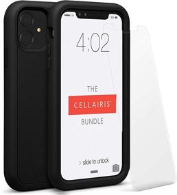 img 4 attached to Enhance Your iPhone 11 Experience with the Cellairis Bundle: Black Cell Phone Case and Tempered-Glass Screen Protector