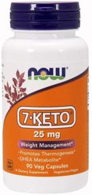 img 4 attached to 🌿 NOW Supplements 7-Keto: Efficient Weight Management - 25mg DHEA Acetate-7-one, 90 Veg Capsules