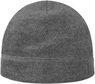 ❄️ igloos microfleece beanie anthracite - medium boys' accessories logo