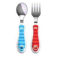 🍽️ sesame street nuk dinnerware utensil set logo