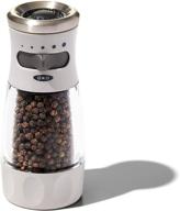 🌶️ mess-free pepper grinding made easy with oxo good grips contoured grinder logo