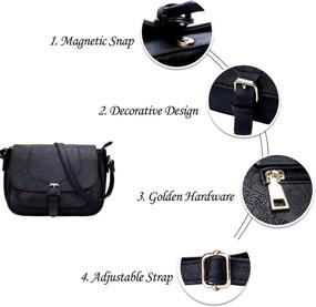 img 2 attached to Stylish & Functional KKXIU Lightweight Crossbody Handbags for Women