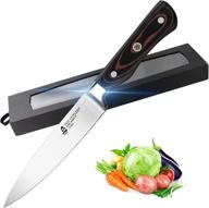 🔪 6 inch tuo chef knife - professional kitchen knife - legacy series with german stainless steel blade and g10 ergonomic handle - gift box included логотип