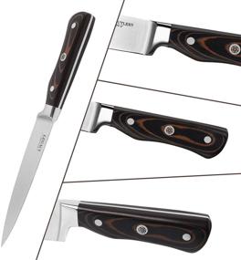 img 3 attached to 🔪 6 Inch TUO Chef Knife - Professional Kitchen Knife - Legacy Series with German Stainless Steel Blade and G10 Ergonomic Handle - Gift Box Included