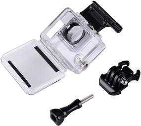 img 2 attached to Suptig Wire Connectable Skeleton Protective Housing Case with Side Open for GoPro Hero 4 Hero 3+ Hero 3 Camera - Compatible Charging Case