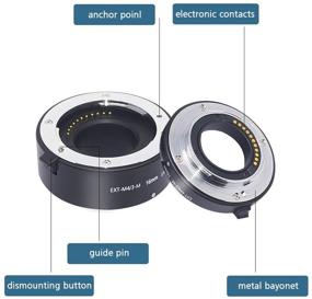 img 1 attached to 📷 Enhance Your Camera's Macro Abilities - Mcoplus EXT-M4/3-M 10mm 16mm Automatic Extension Tube for Olympus Panasonic Micro 4/3 System Camera