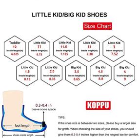 img 2 attached to Comfortable and Stylish Koppu Running Shoes for Primary School Girls